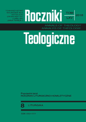 Sprawozdanie z działalności naukowo-dydaktycznej Instytutu Liturgiki i Homiletyki KUL w roku akademickim 2017/18