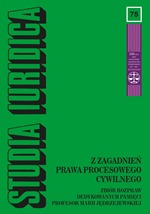 Filing an application for the drafting and submitting
of justification of a judgment on the day of its delivery Cover Image