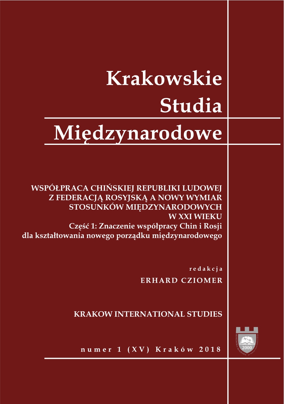 Grzegorz W. Kołodko, Czy Chiny zbawią świat? [Prószyński i S-ka, Warszawa 2018, 222 pp.] Cover Image