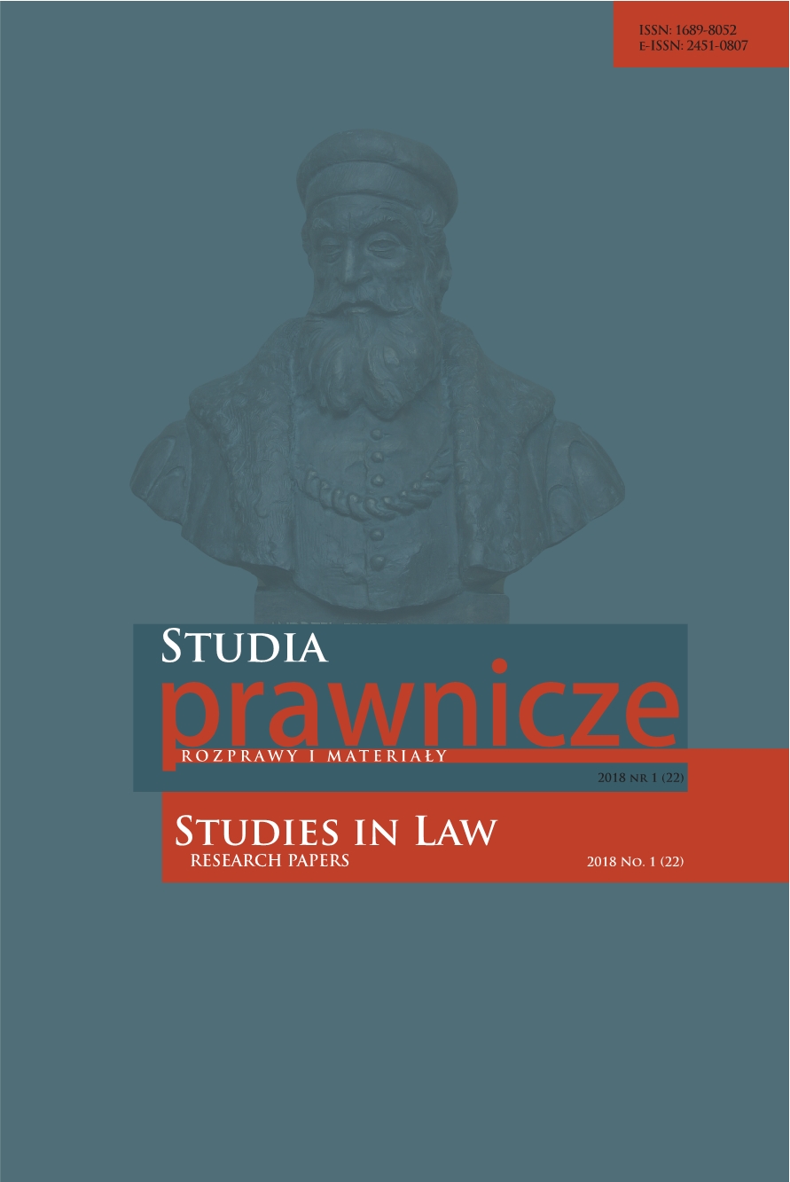 Undue influence on the will of testator. Threats and invalidity of the testament in Polish Civil Code, German BGB and French Code civil Cover Image