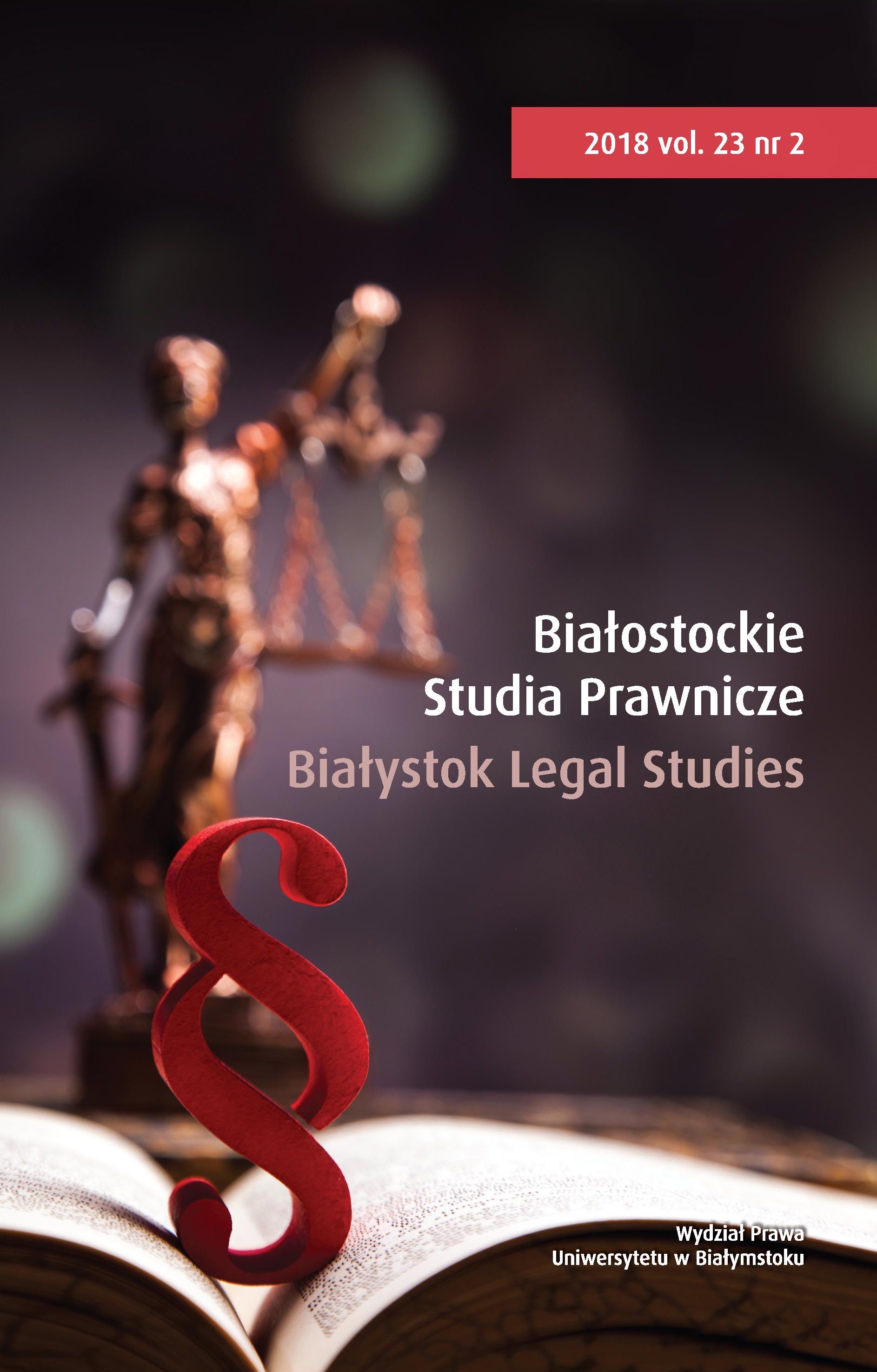 Legal and Non-Legal Justifications for ‘Administrative Mediation’ – Remarks on Polish Administrative Praxis Cover Image