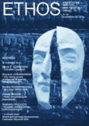 Thoroughly Humanistic Ethics: Some Remarks Concerning Tadeusz Styczeń’s Article“Etyka jako antropologia normatywna” [“Ethics as Normative Anthropology”] Cover Image