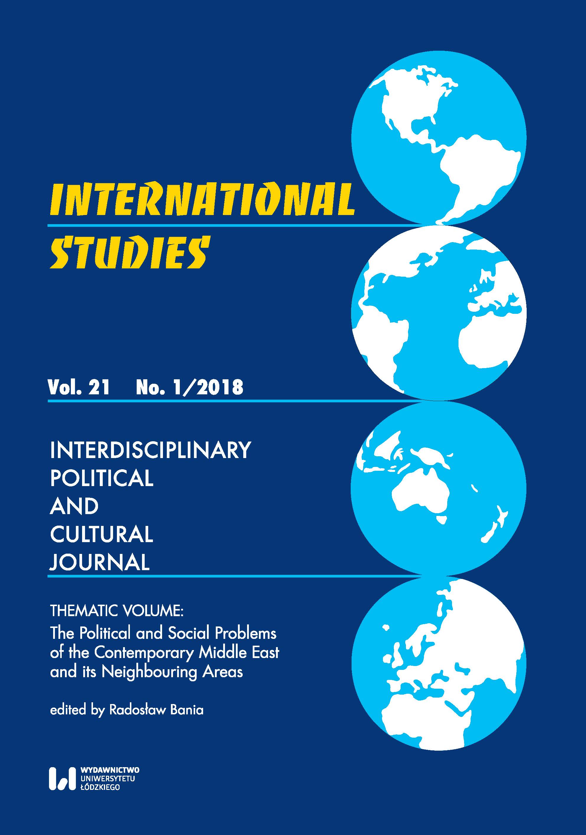 National and Cultural Identity in Iraq
in the Face of the Formation of the New Order in the Middle East. Philosophical Reflection and the Political Reality