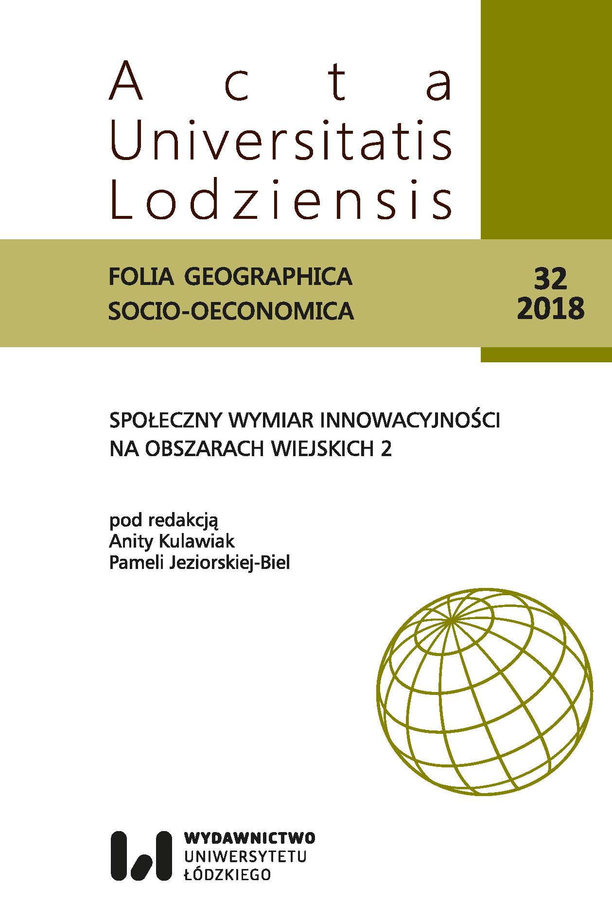 Innowacyjność w krajobrazie wybranych uzdrowisk w Polsce