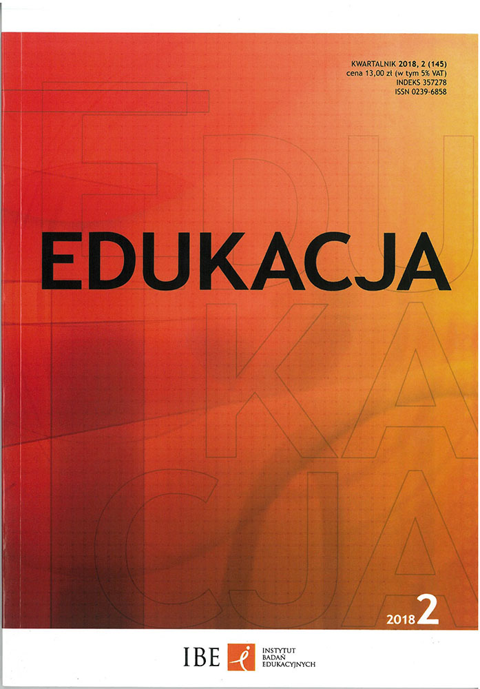 The impact of educational classes accompanying the exhibition on the reception of contemporary art by pre-school and early-school children Cover Image