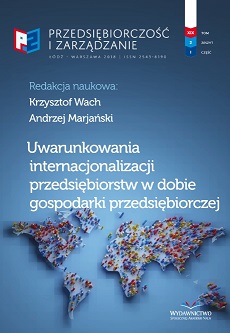 Export as a Foreign Expansion Mode of Polish IT Companies in the Digital Era Cover Image