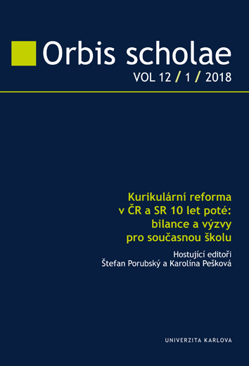 Evaluation of Selected Aspects of Curriculum Reform at Grammar Schools in the Slovak Republic by Their Teachers Cover Image