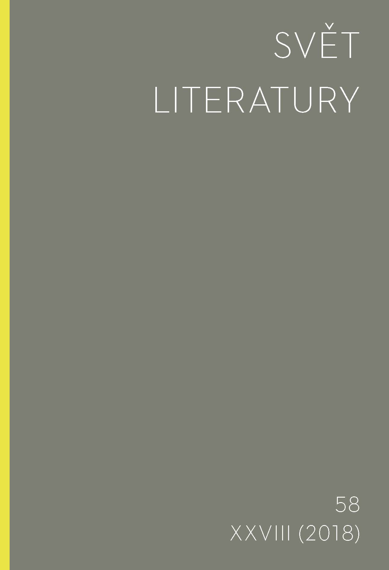 "Pauses" of the narrator and the "forbidden" speech of the storyteller in the novels of Milan Kundera Cover Image