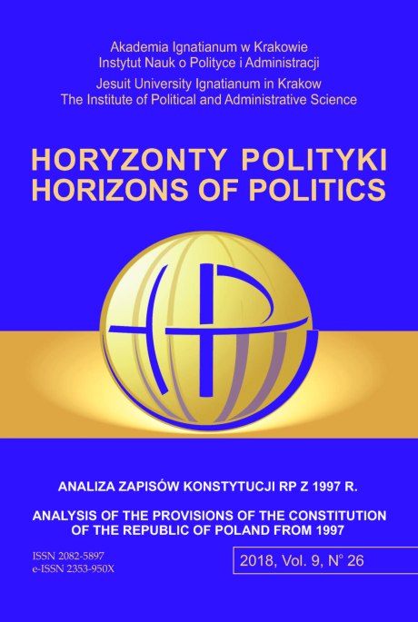 Some Remarks on Polish Constitution (1997) from Perspective of Political Thought Historian Cover Image