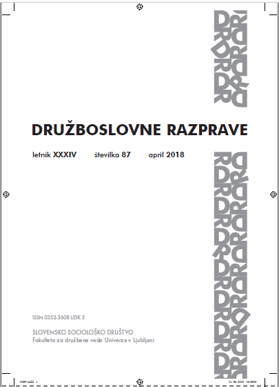 WHERE DO CULTURAL WORKERS LIVE AND ACT? THE SPREADING AND DISPERSAL OF CULTURAL SPACES IN SLOVENIA Cover Image