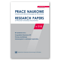 COHESION POLICY OF THE EUROPEAN UNION AS A SOURCE OF FINANCING INNOVATIVE ACTIVITY IN FUNCTIONAL URBAN AREAS Cover Image