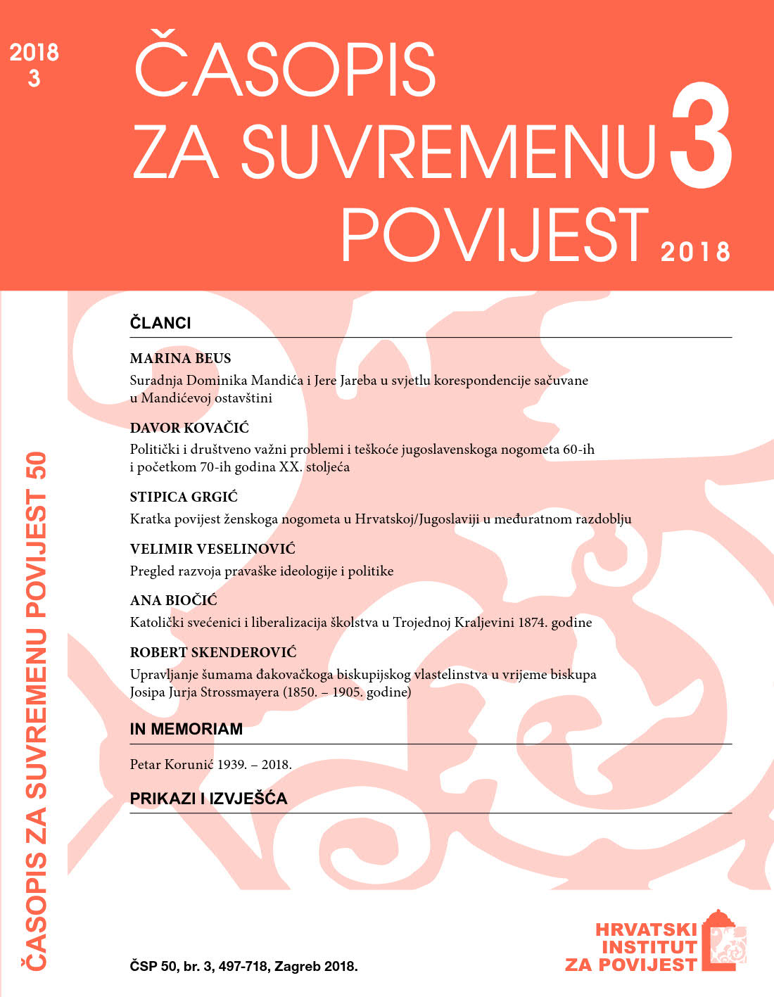 Politički i društveno važni problemi i teškoće jugoslavenskoga nogometa 60-ih i početkom 70-ih godina XX. stoljeća