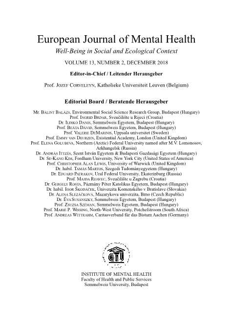 A Comparison of Factors Influencing Health Risk Behaviour of College Students in the Countries of the Carpathian Basin Cover Image