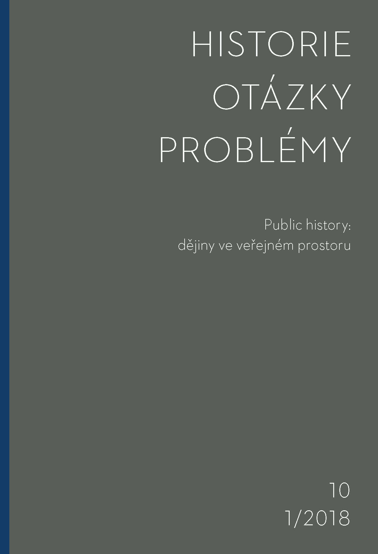 "It's a shame we know what happened to Hus." The six hundred years' anniversary of the death of Jan Hus in the Czech memory culture Cover Image