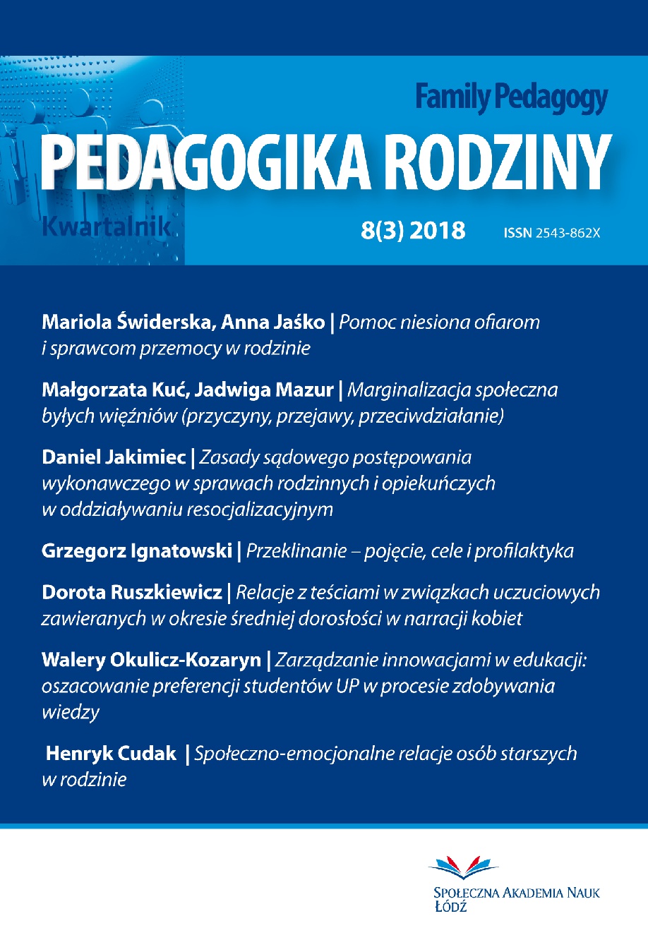 Management in Innovation of Education: the Assessment   of the Preferences of Polish Students in the Learning Process Cover Image