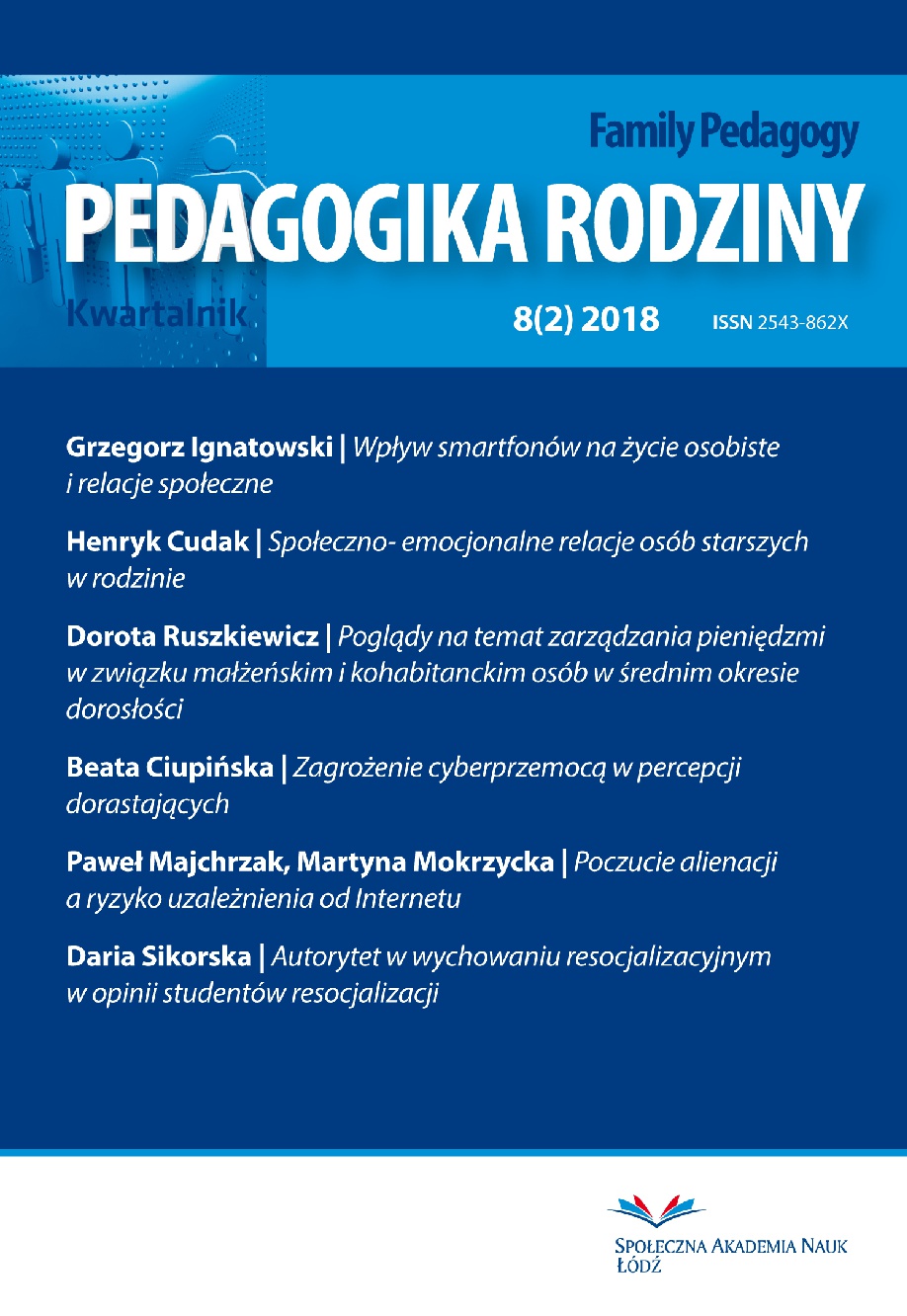Satisfying the Psychosocial Needs of Children in Families with Alcohol Problems and Without Addictions Cover Image