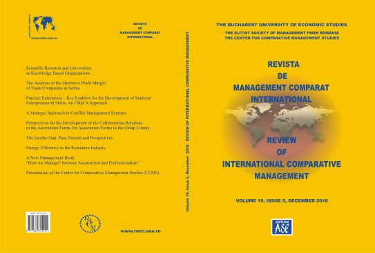 The Analysis of the Operative Profit Margin of Trade Companies in Serbia Cover Image