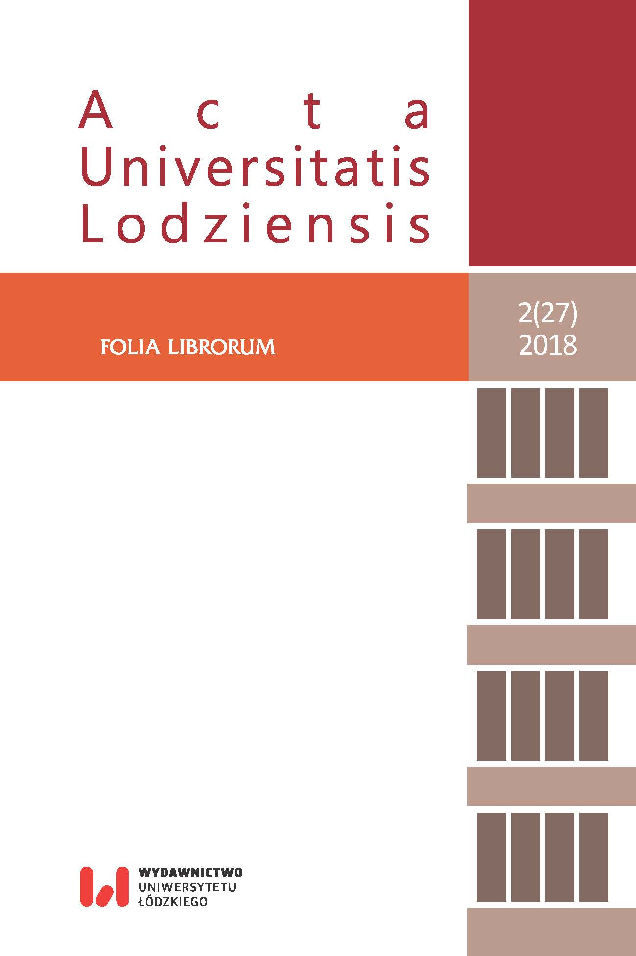 Conference „Książka i biblioteki na przestrzeni wieków” (Katowice, 23 May 2018) Cover Image