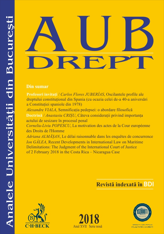 Brief considerations regarding fraudulent choices of law; 
a Romanian perspective