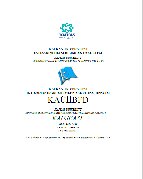 BANK TRADE CREDIT AUTHORITIES’ VIEWS ON MANIPULATION OF FINANCIAL STATEMENTS: A STUDY ON THE PROVINCES OF RIZE AND TRABZON Cover Image