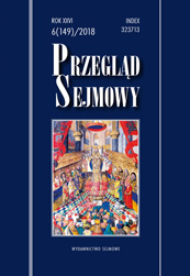 Concepts of the electoral system to the Sejm at the lands of the Polish Kingdom in the years 1917–1918 (Kamil Kacperski) Cover Image