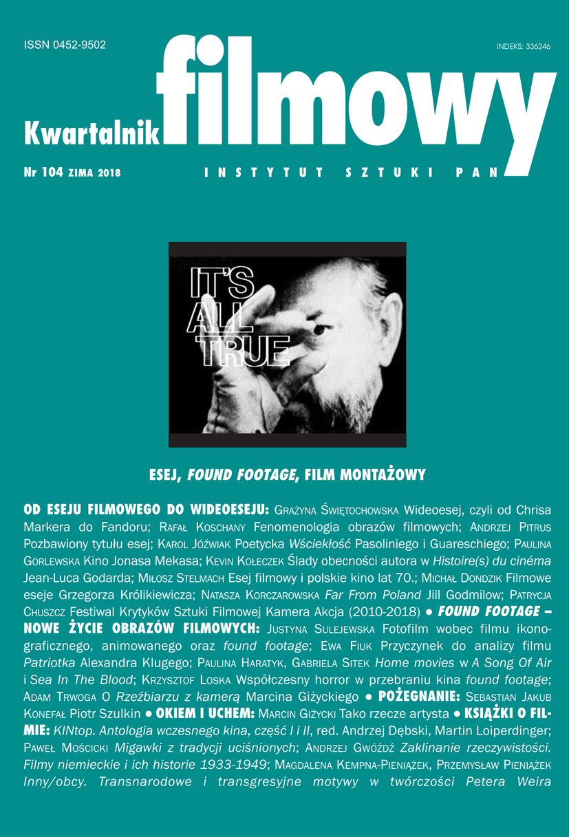 The Material Betrays Us – Grzegorz Królikiewicz’s Film Essays Cover Image