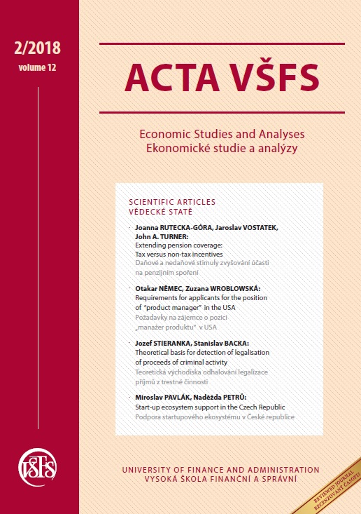 Theoretical basis for detection of legalisation of proceeds of criminal activity Cover Image