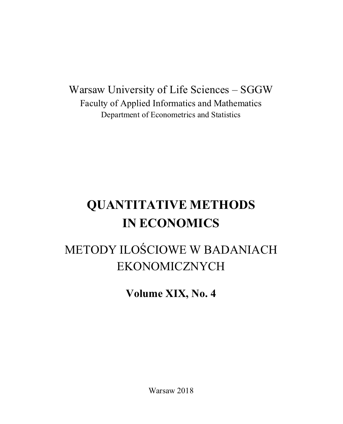 THE PORTFOLIO OF FINANCIAL ASSETS OPTIMIZATION. DIFFERENT APPROACHES TO ASSESS RISK Cover Image