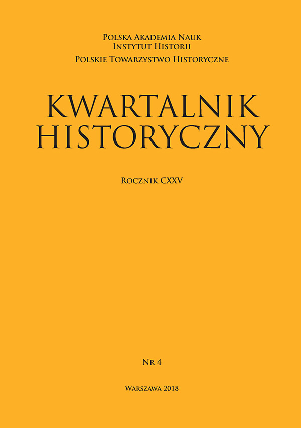The Stance of Józef Piłsudski Regarding the Election to the Austrian Parliament and Activities of the Polish Socialist Deputies of the Ninth Term (1897–1900) Cover Image