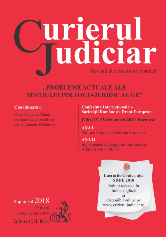 Jurisdictional subsidiarity at the European union level and its implications in the domestic legal framework Cover Image