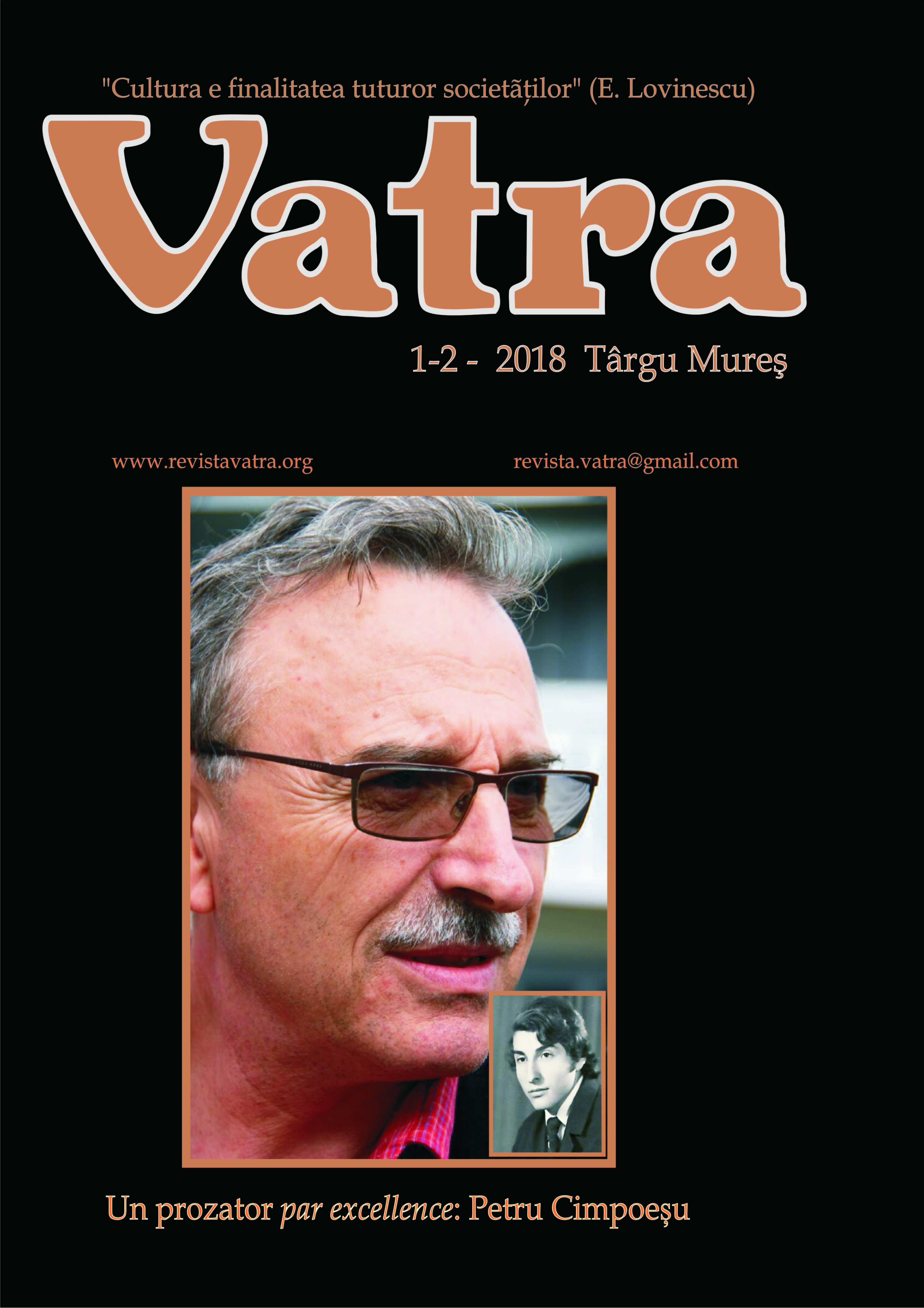 ...about Romulus Guga and Vatra Literary Review Cover Image