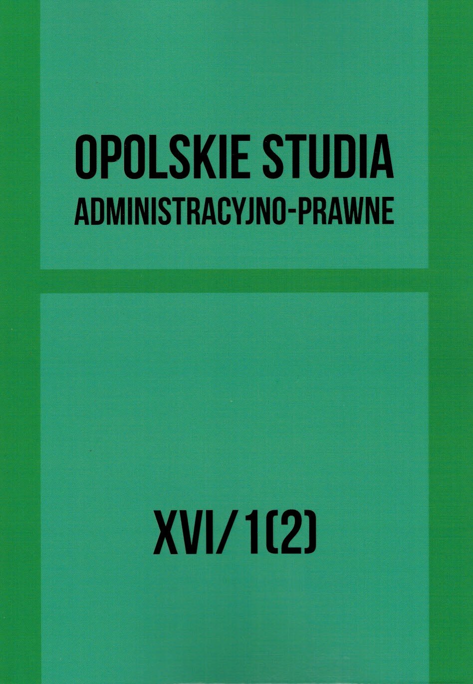 “Cooperative” public administration – an outline of the problem area Cover Image