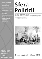 National Political Culture. A Study on Political Orientations 
in Post‑Communist Romania