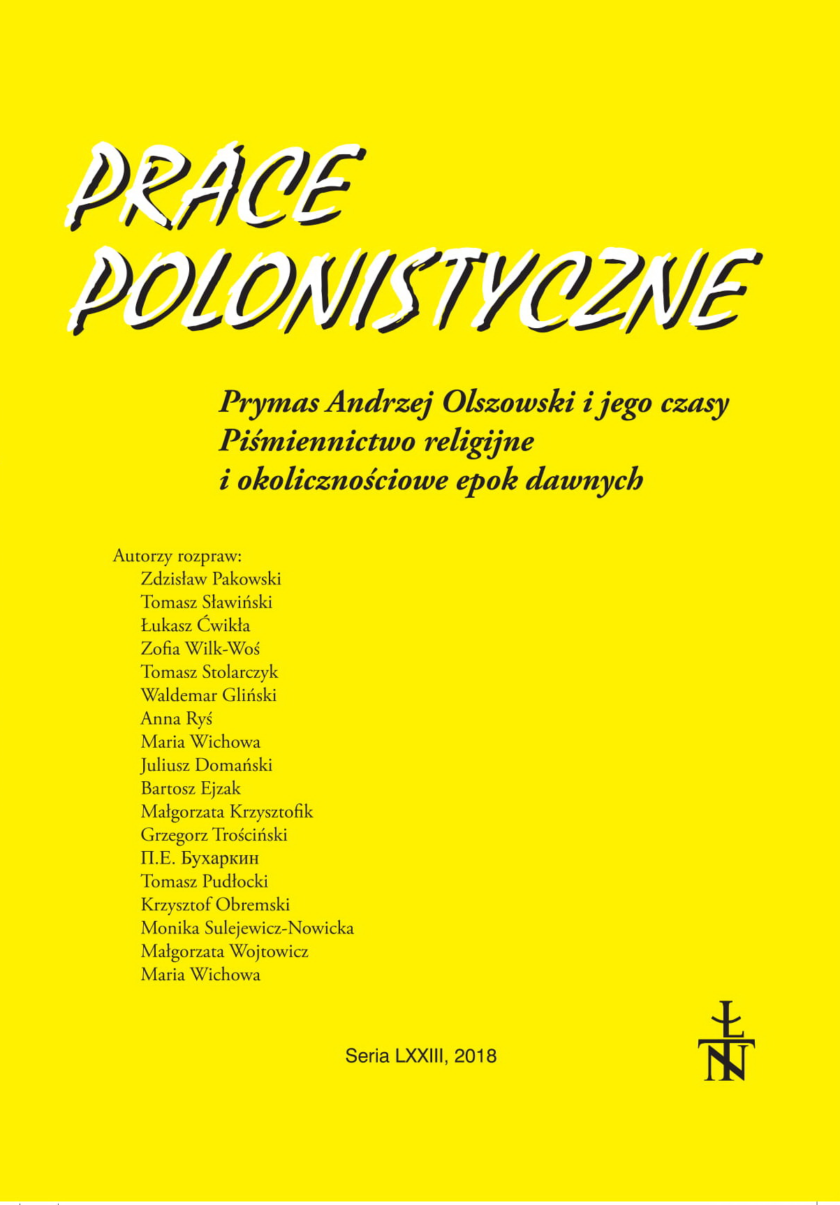 Three gallows. Lampoons on bishops: Stanisław Józef Hozjusz, Jan Aleksander Lipski and Krzysztof Antoni Szembek from the penultimate interregnum and the fight for the Polish crown (1733–1736) Cover Image