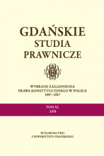 EARLY TERMINATION OF THE TERM OF OFFICE OF THE FIRST PRESIDENT OF THE SUPREME COURT IN THE LIGHT OF ART. 12 § 1 AND ART. 11 § 1 AND § 4
OF THE NEW LAW ON THE SUPREME COURT Cover Image