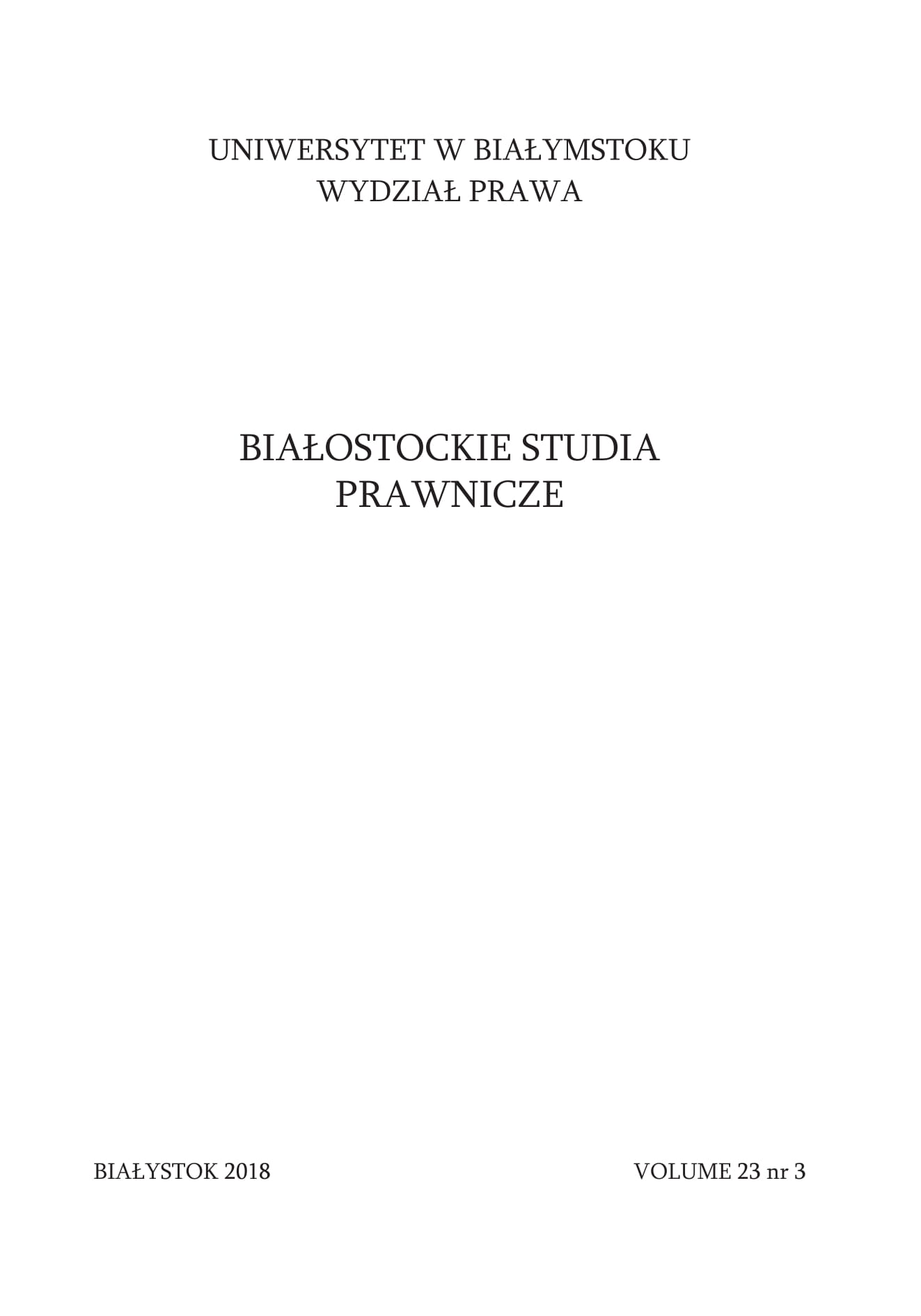 Commentary on the Judgment of the International Criminal Tribunal for the Former Yugoslavia (ICTY) of 29 November 2017 (Case No. IT-04-74-T) Cover Image