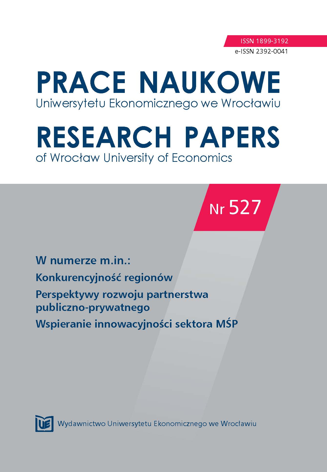 The level of socio-economic development of the districts in Poland Cover Image