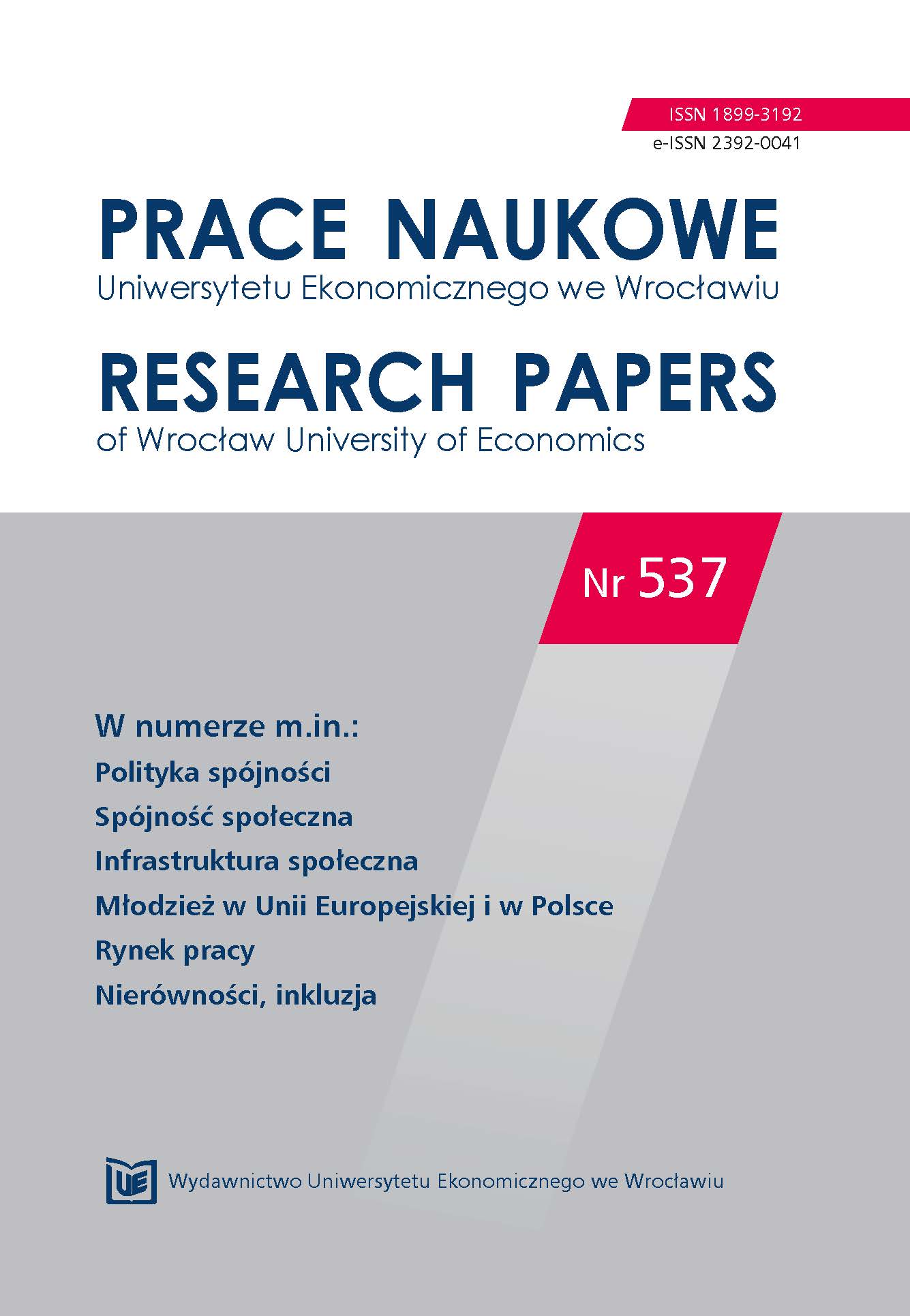 Social cohesion and inclusiveness as the priorities of EU cohesion policy Cover Image