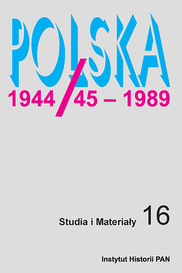 March ’68 in texts of underground circulation of the Polish People’s Republic Cover Image