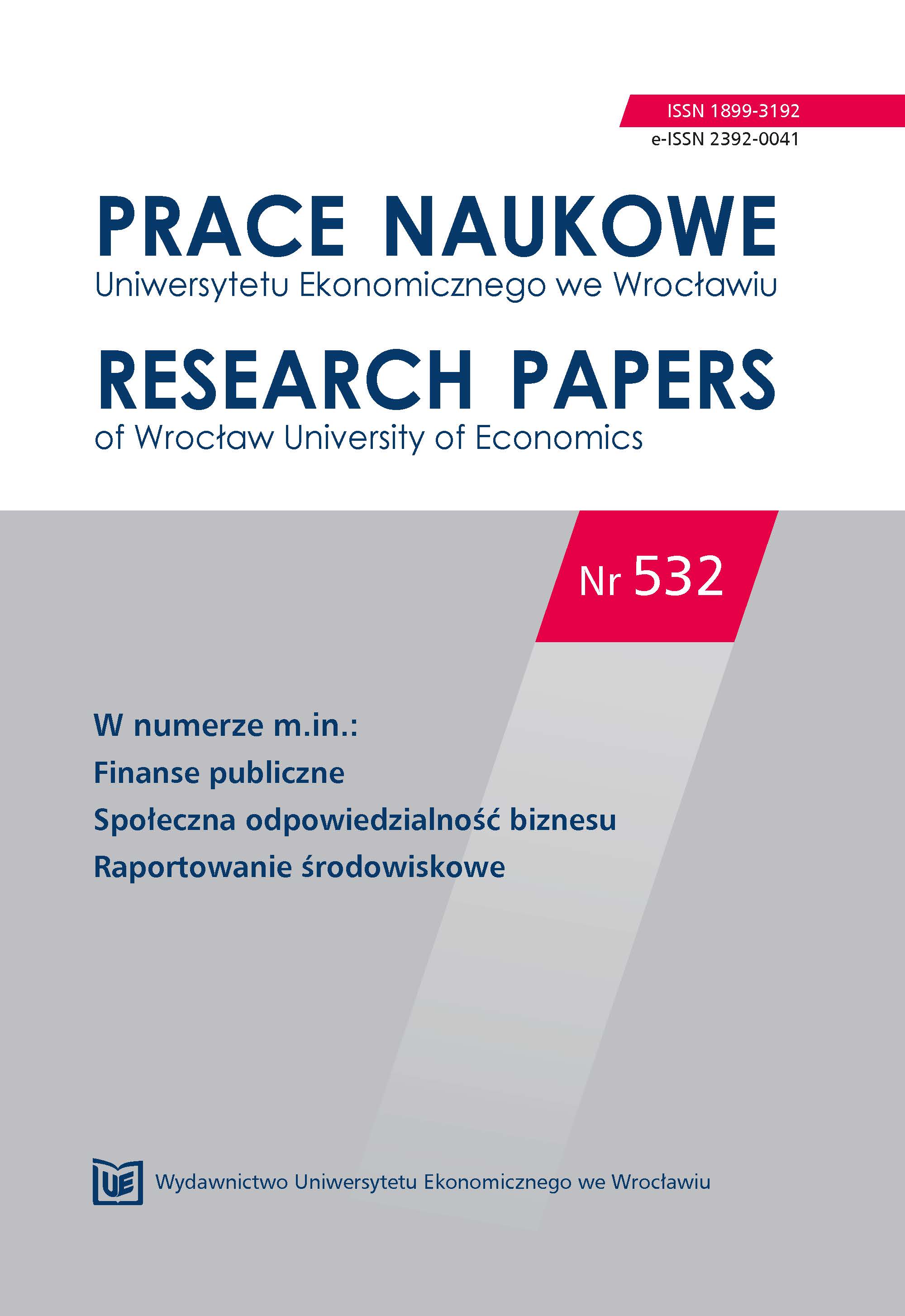 Indicators of eco-innovations in Poland in the years 2010–2017 Cover Image