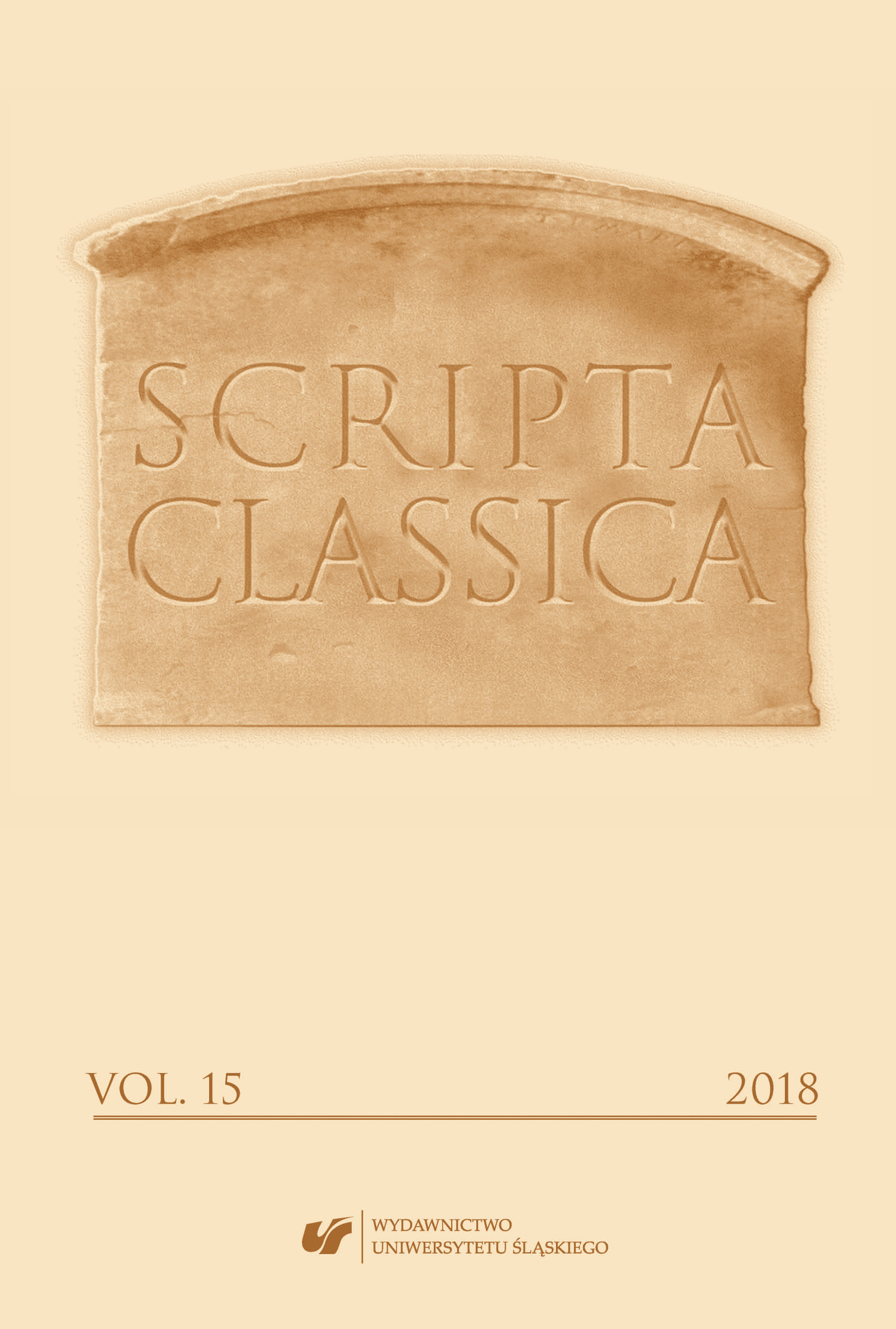 Carmen in honorem Peitauphei, Usiae et Classicae, id est carmen in honorem Societatis Philologae Polonorum Coetus Catoviciensis, quoniam nonaginta annos natus est, Universitatis Silesiae, quae iamiam festum semisaeculare celebrabit, et Cathedrae Stud