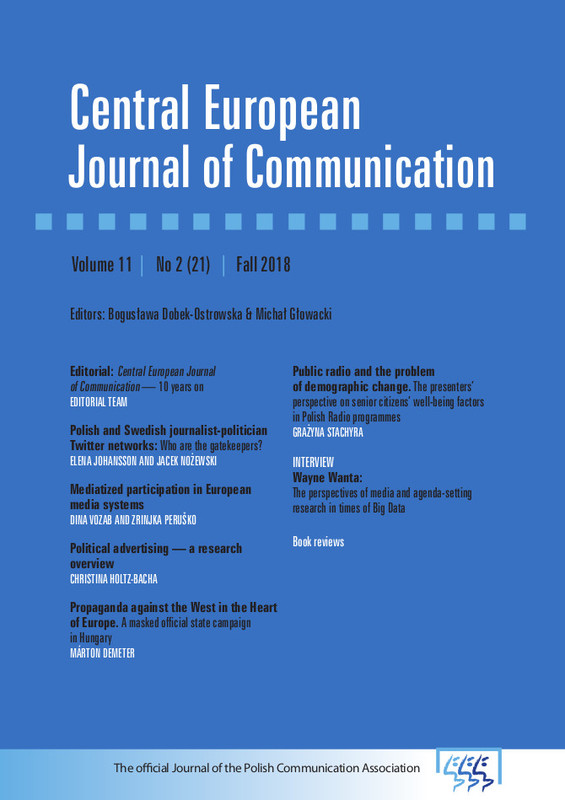 BOOK REVIEW: Krzysztof Stępniak (2017). The Phenomenon of Religious Advertising. Warsaw-Pultusk: Aleksander Gieysztor Academy of Humanities pp. 283 ISBN: 978-83-7549-277-4. Cover Image