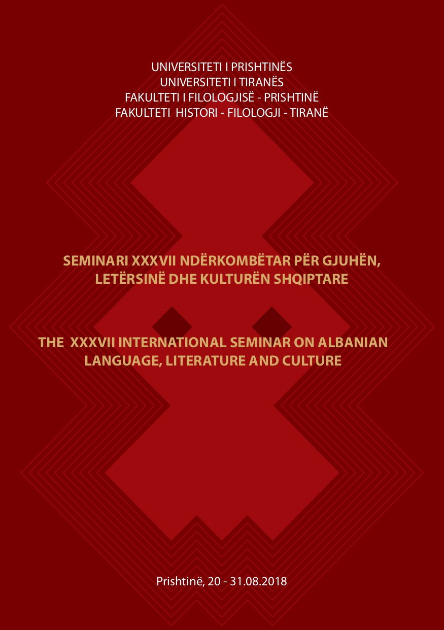 Topic(s) of Albanian literature in Montenegro Cover Image