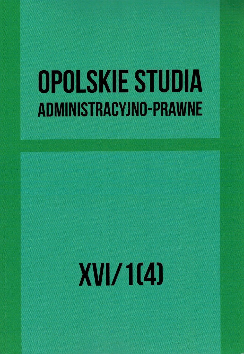 The multiformity of tasks (forms of activities) of public administration in the economy as exemplified by the administration of measures. Selected issues Cover Image