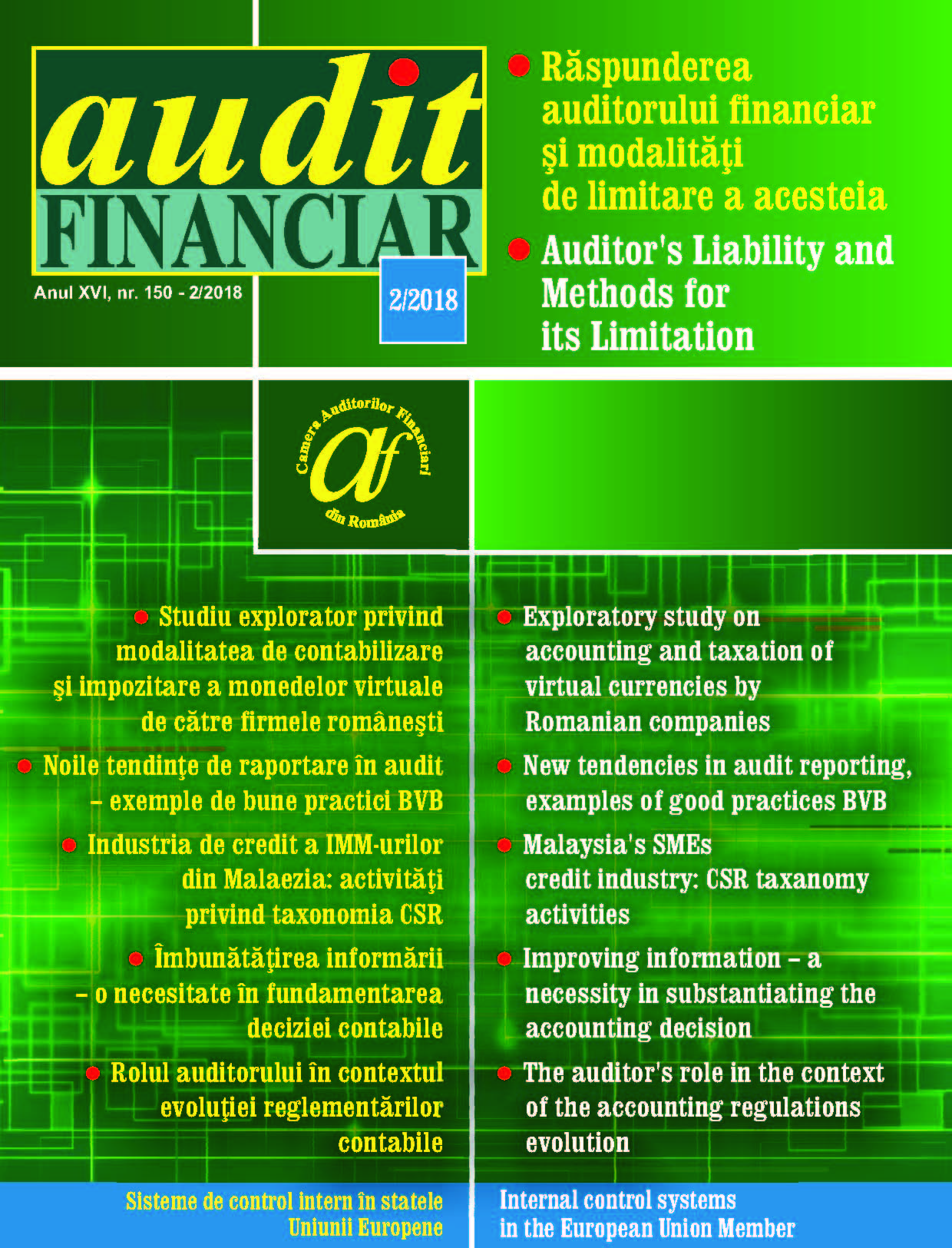 Exploratory study on accounting and taxation of virtual currencies by Romanian companies Cover Image