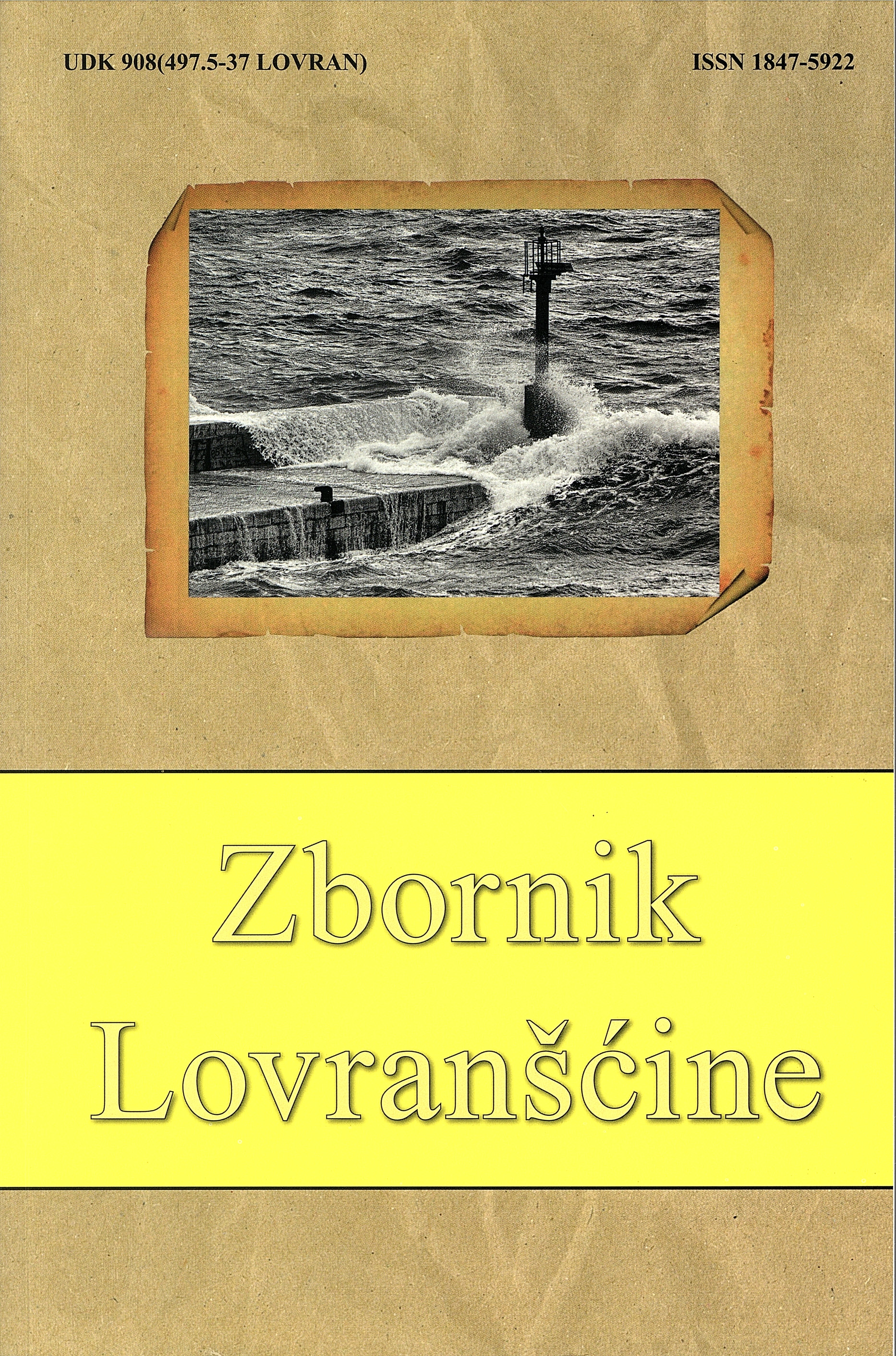 Lovranu, autor Zlatko Špoljar. Prilog istraživanju kulturne i socijalne povijesti Lovrana sredine 20. stoljeća