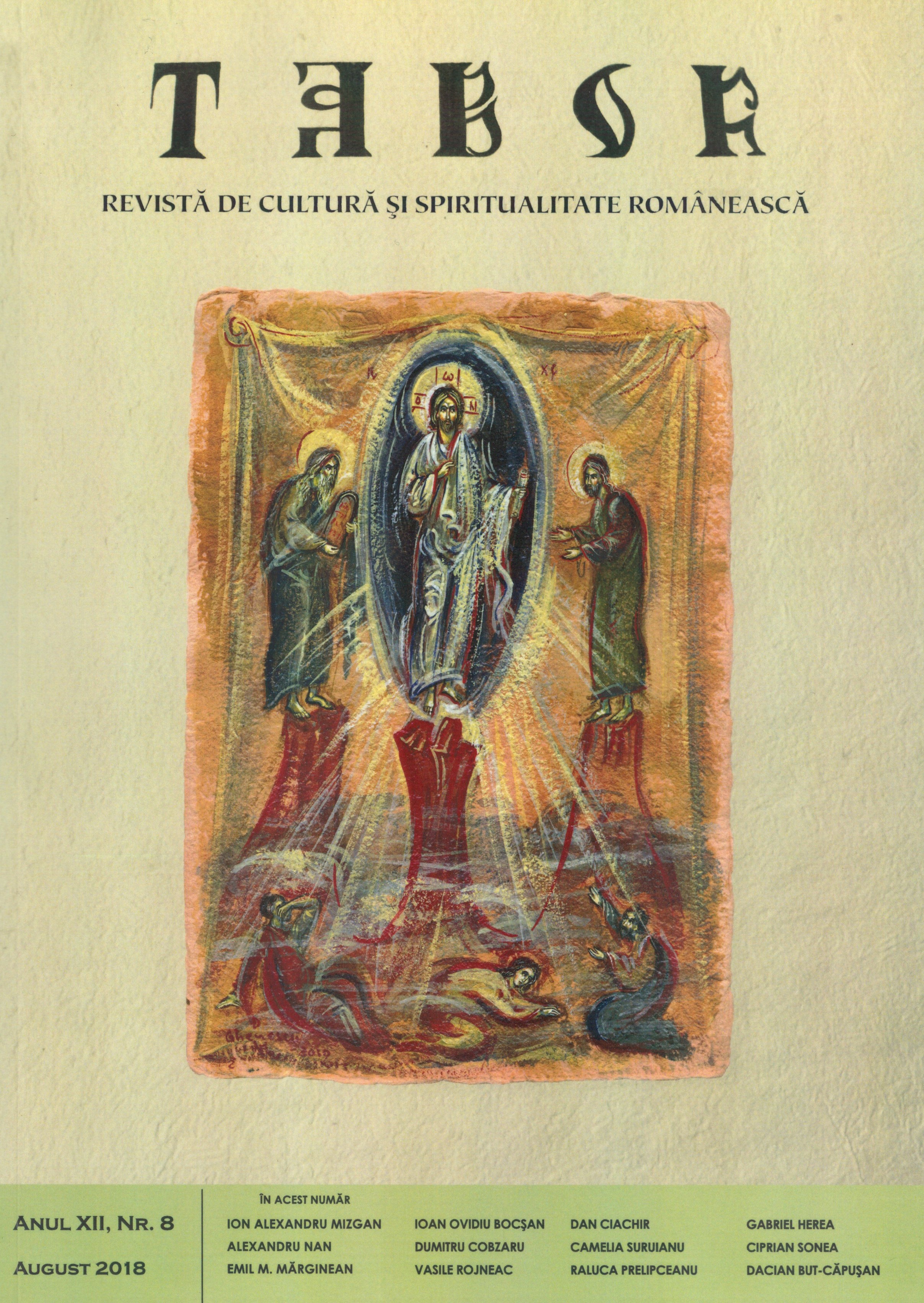 Book Review to PR. ALEXANDRU MORARU - Domnitorul Mihai Viteazul (1593-1601) - erou al naţiunii române şi martir al Bisericii străbune, Ed. Renaşterea, Cluj-Napoca, 2018, 180 p. Cover Image