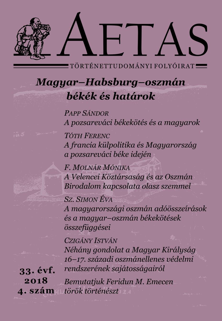 The Treaty of Passarowitz and the Hungarians Cover Image