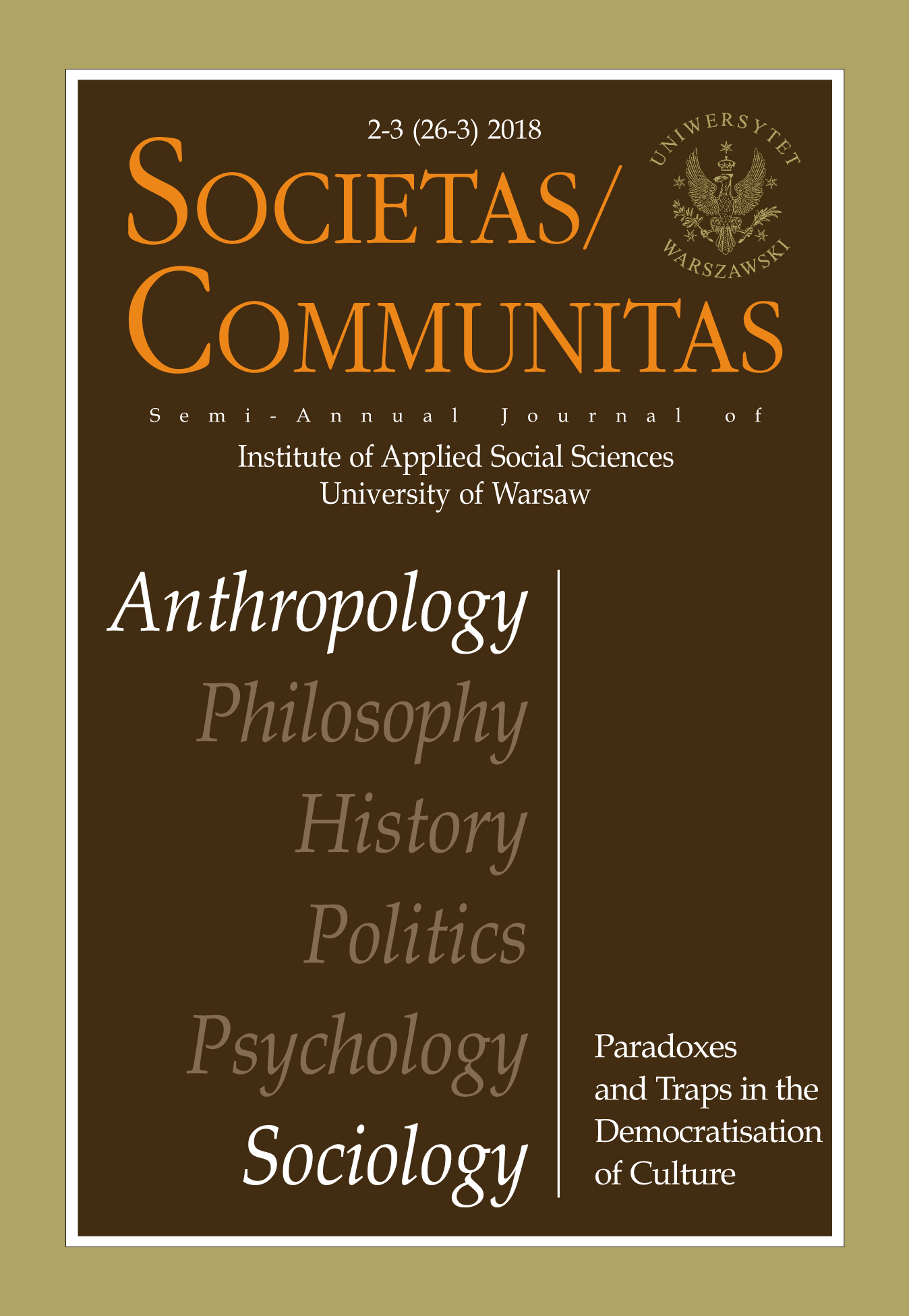 ‘The Social’ as a Tool of Governmentality. A Post-Foucauldian Critique of Liberal Political Ontology