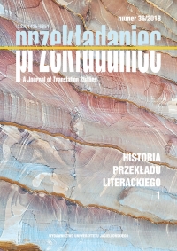 Literatura w historii (i historii przekładów)